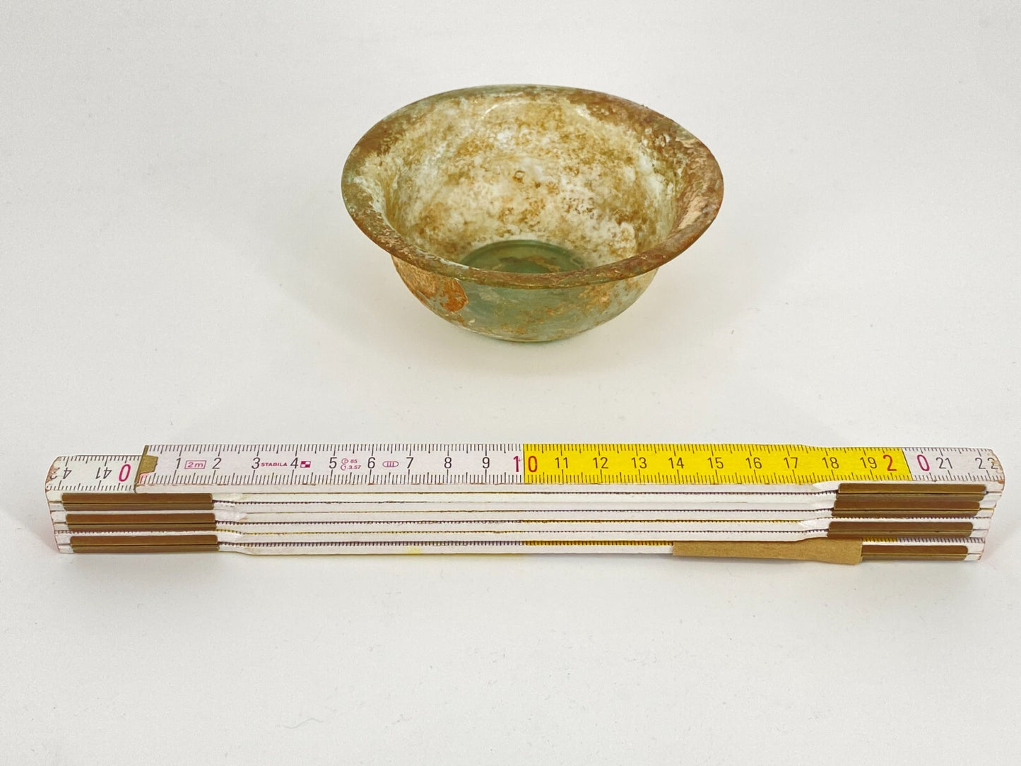 * RÖMISCHE GLAS SCHALE VASE ANTIKE HISTORISCH ROM ÖL