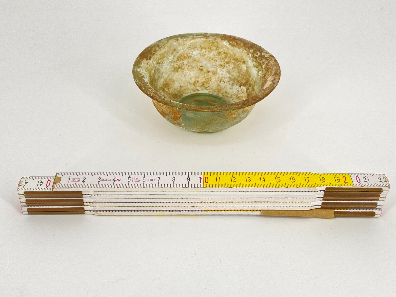 * RÖMISCHE GLAS SCHALE VASE ANTIKE HISTORISCH ROM ÖL