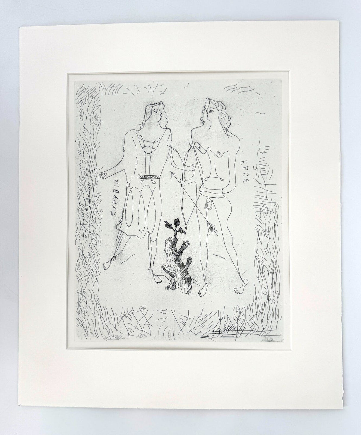 *RADIERUNG GEORGES BRAQUE EURYBIA EROS THEOGONIE MAEGHT 1932/1955