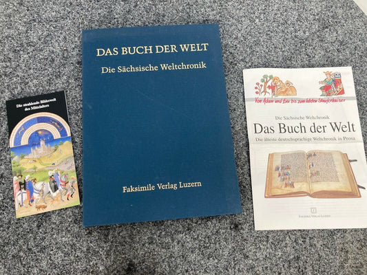 DAS BUCH DER WELT SÄCHSISCHE WELTCHRONIK FASIMILE VERLAG LUZERN