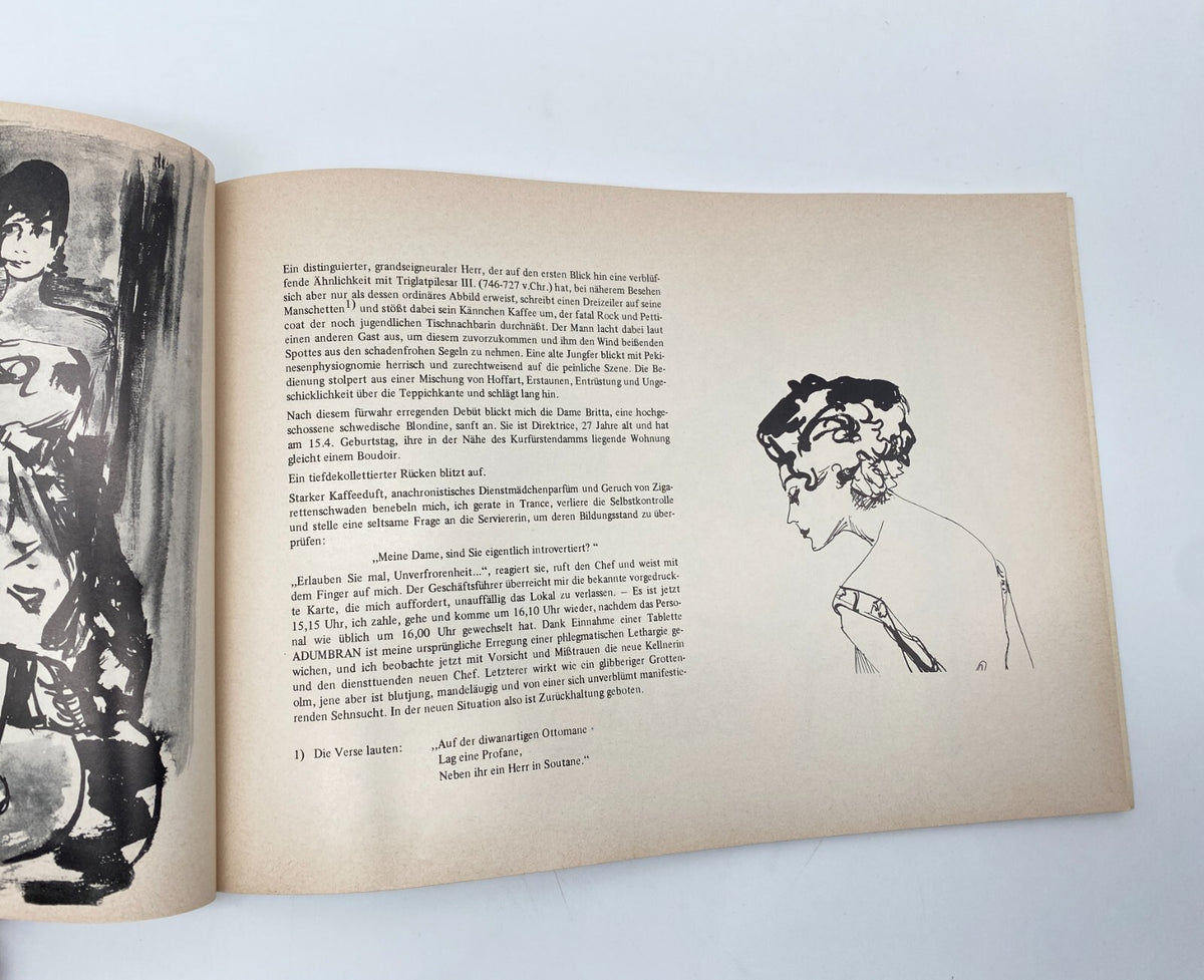SAMMLUNG 5x KUNST KATALOG SIGNIERT WIDMUNG JOHN UHL ZEICHNUNGEN GEDICHTE 1970er