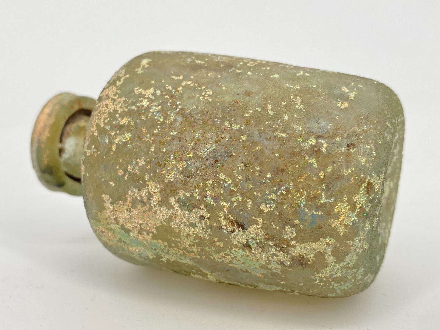 * RÖMISCHE GLASFLASCHE VASE ANTIKE HISTORISCH ROM GLAS ÖL PARFUM