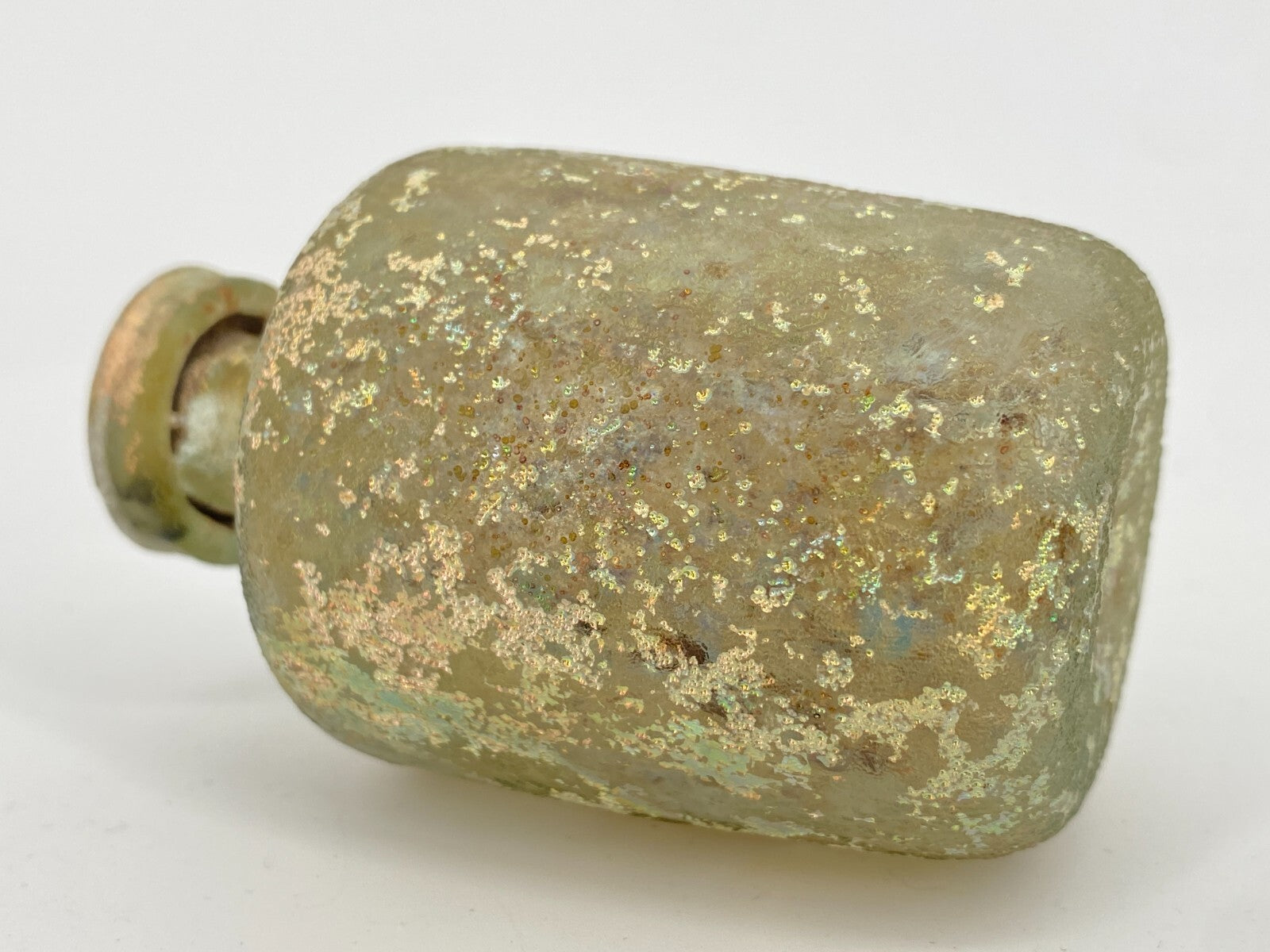 * RÖMISCHE GLASFLASCHE VASE ANTIKE HISTORISCH ROM GLAS ÖL PARFUM