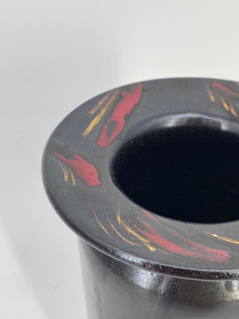 * KAJ HENNING DENMARK KERAMIK VASE 70ER DANISH DESIGN  VINTAGE
