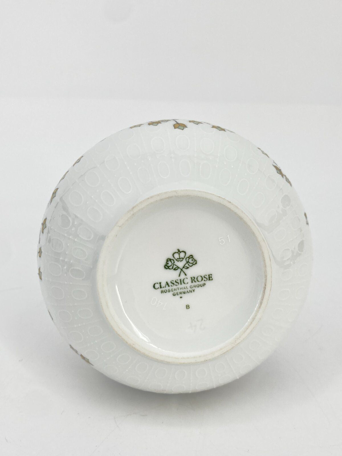 * CLASSIC ROSE ROSENTHAL VASE ROMANZE FLORAL 26,5CM
