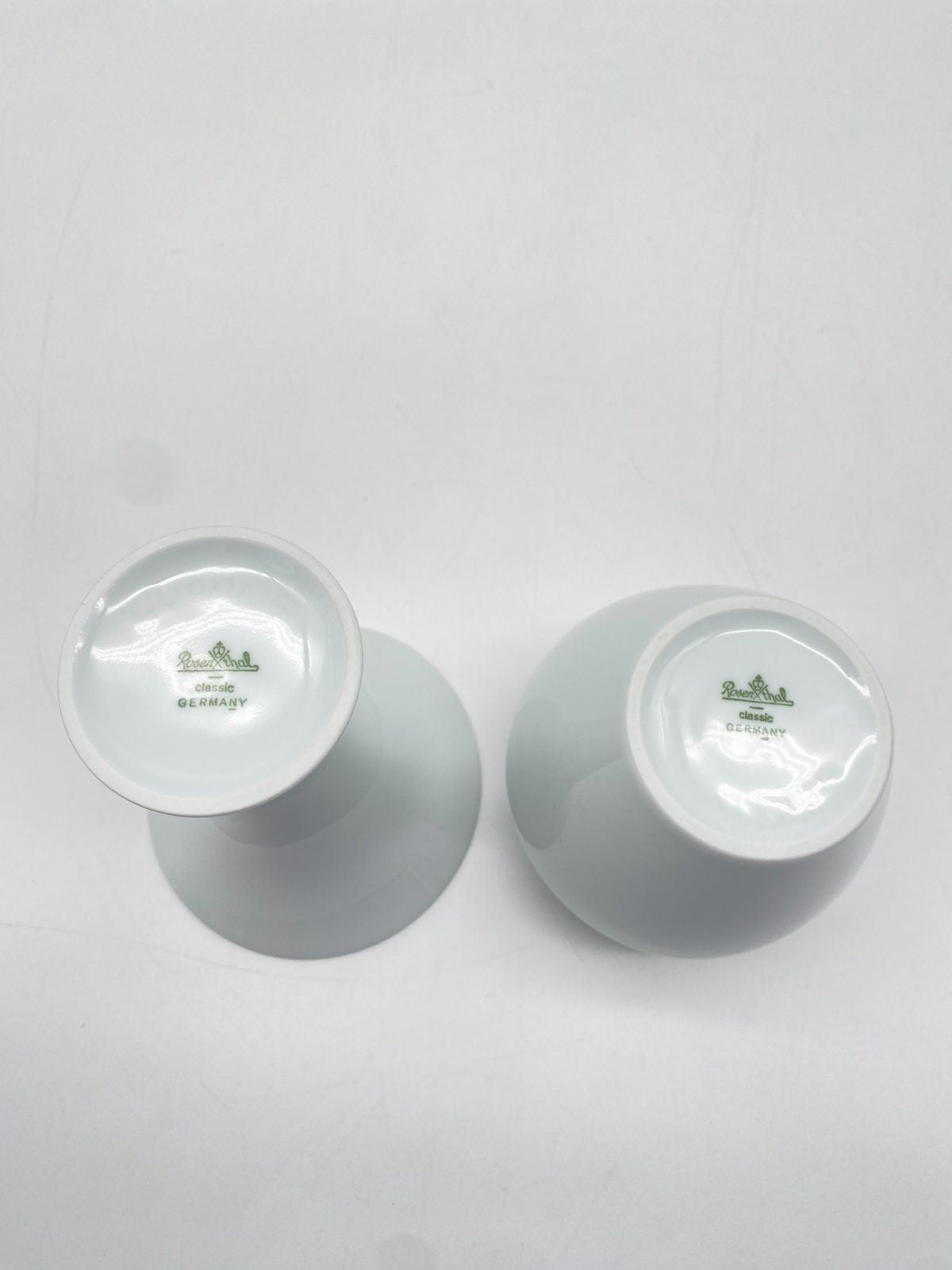 3X ROSENTHAL PORZELLAN VASE WEISS MID CENTURY DESIGN