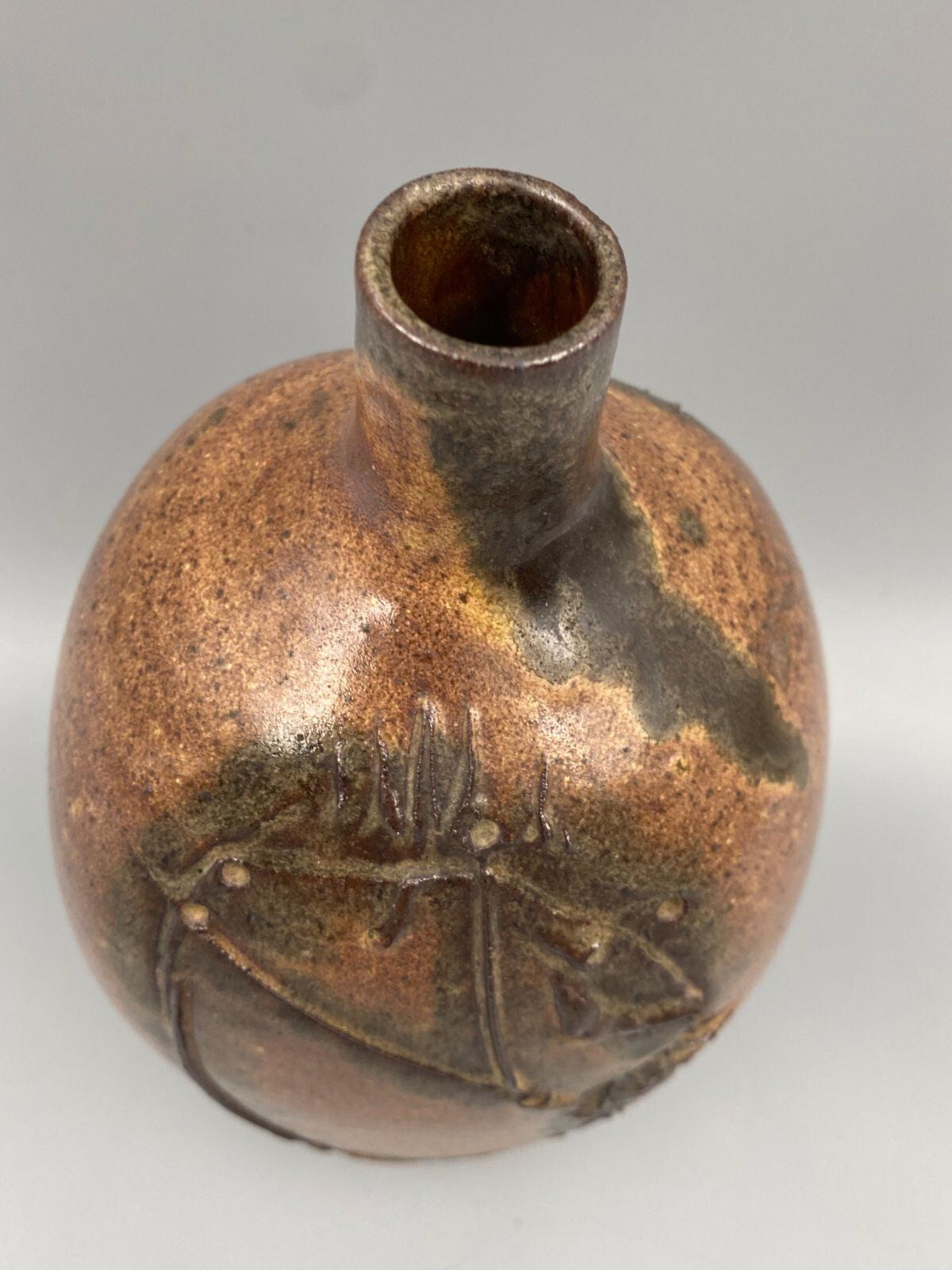 *STUDIOKERAMIK VASE LUISE DUNCKER KÜNSTLERIN 1970 WEST GERMANY