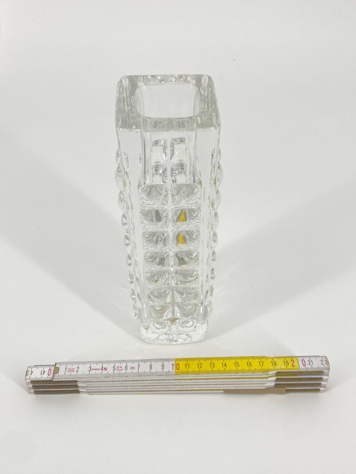 * VASE GLAS BUBBLE HORST TÜSELMANN ICHENDORF 60ER 70ER DESIGN