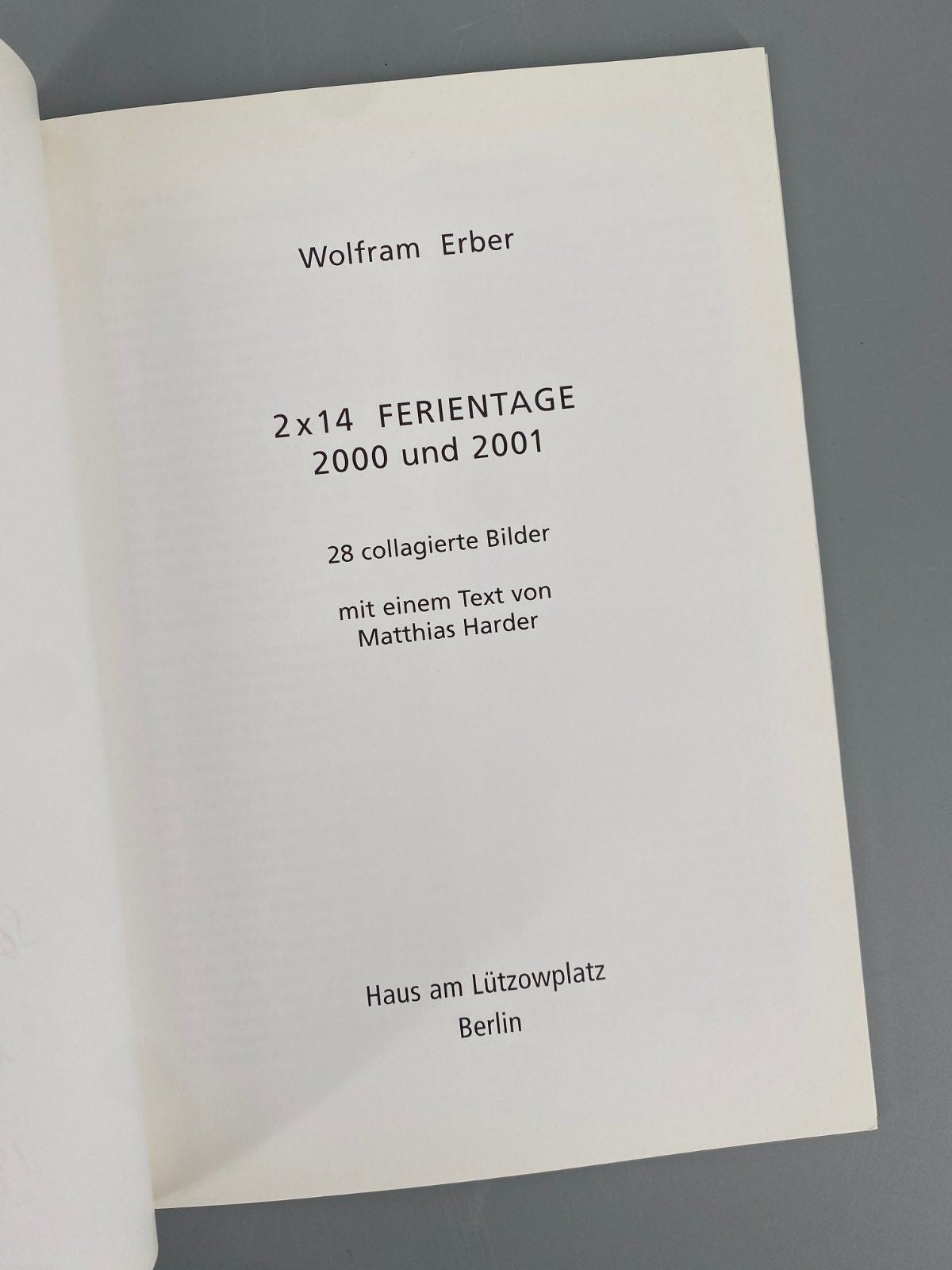 * WOLFRAM ERBER 3x BÜCHER FLYER SIGNIERT AUTOGRAMM ORIG MALLARME
