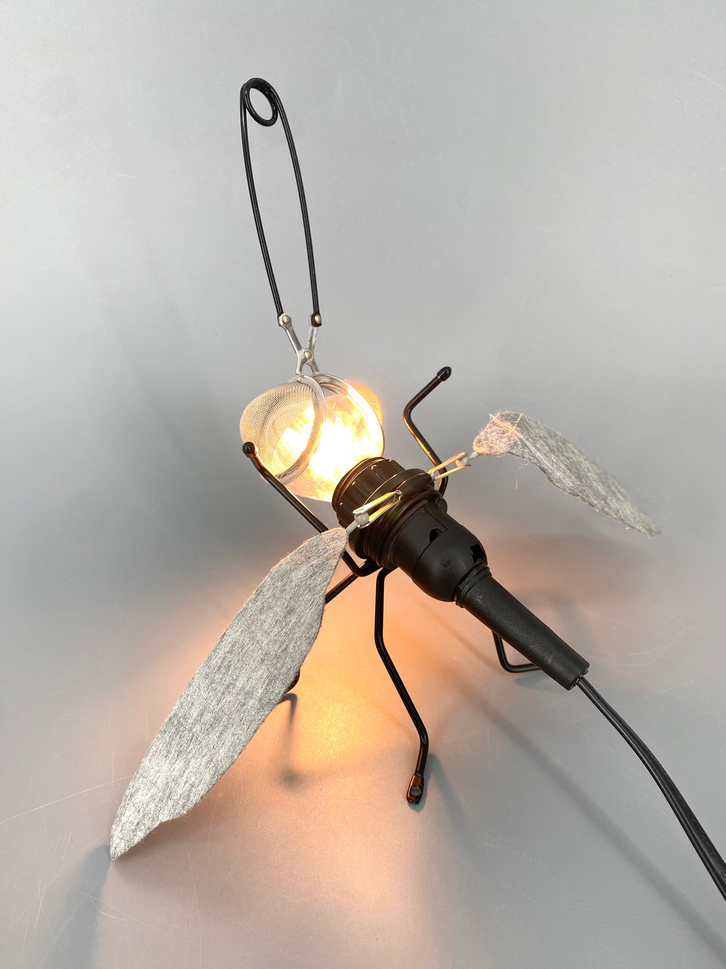 5x Wand,-oder Deckenlampe in Form einer Fliege von Sigi Bußinger für OLIGO, Deutschland 2000er