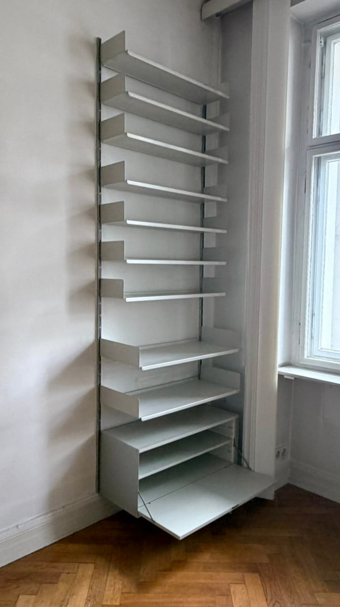 #1 Regalsystem von Dieter Rams für Vitsoe mit 9 Regalböden, Deutschland 1960er