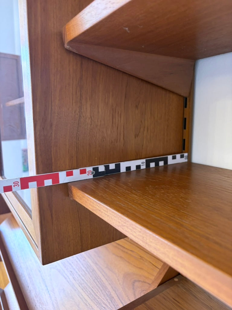 Großes Regalsystem in Teak von Kai Kristiansen für FM Møbler, Dänemark 1960er