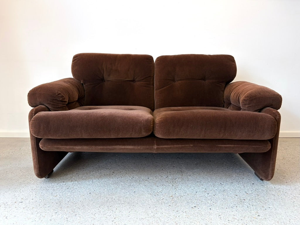 Sofa und 2-Sitzer Sofa "Coronado" von Tobia Scarpa für B&B Italia, 1970er