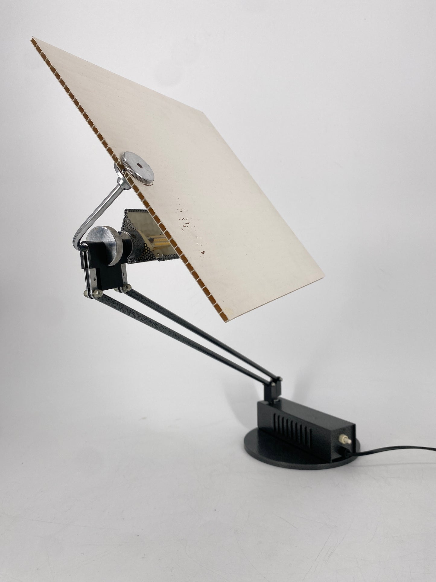 Postmoderne Tischlampe "W.O." von Sacha Ketoff für Aluminor, Frankreich 1985