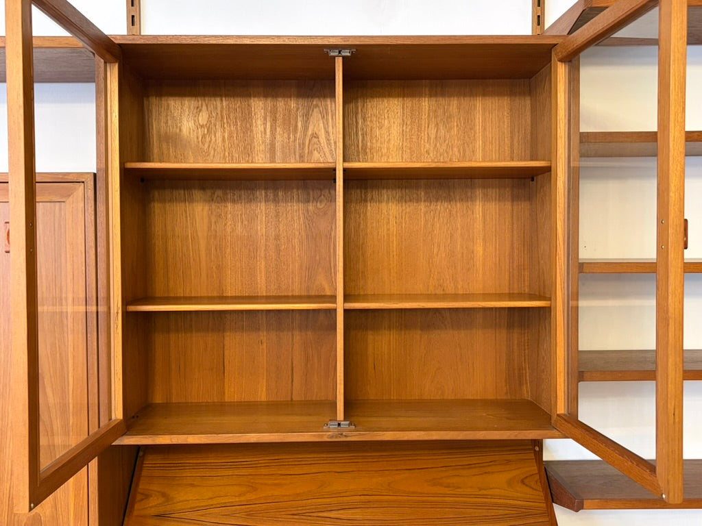Großes Regalsystem in Teak von Kai Kristiansen für FM Møbler, Dänemark 1960er