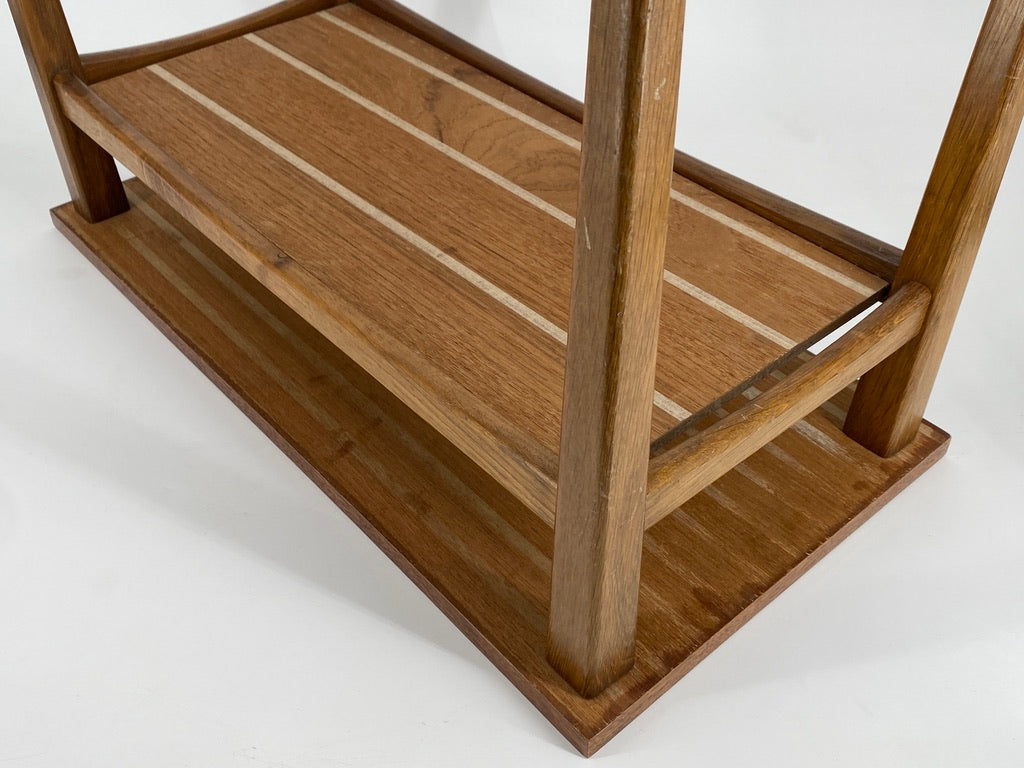 Mid Century Design Couchtisch mit Teakholz, Deutschland 1950er