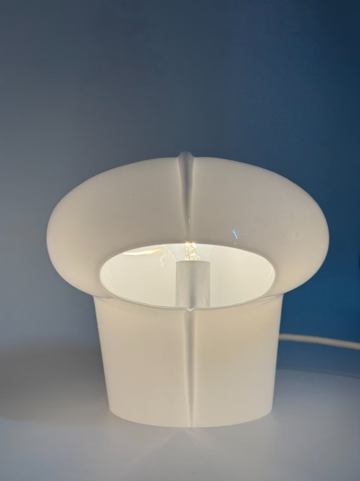 Tischlampe von Gino Vistosi aus Muranoglas, 70er Jahre