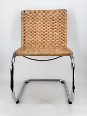 Bauhaus Design Freischwinger Stuhl B42/ MR10 von Mies van der Rohe für TECTA, Deutschland 1990er