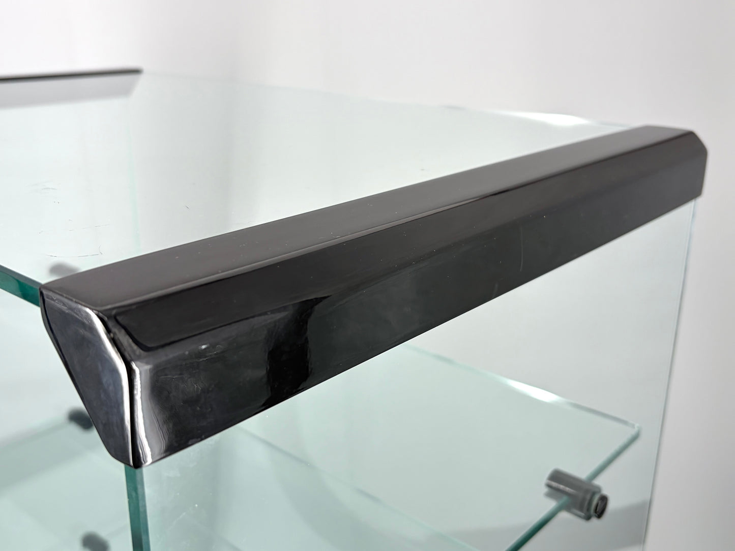 HiFi Rack aus Glas von Gallotti & Radice, Italien 1970er