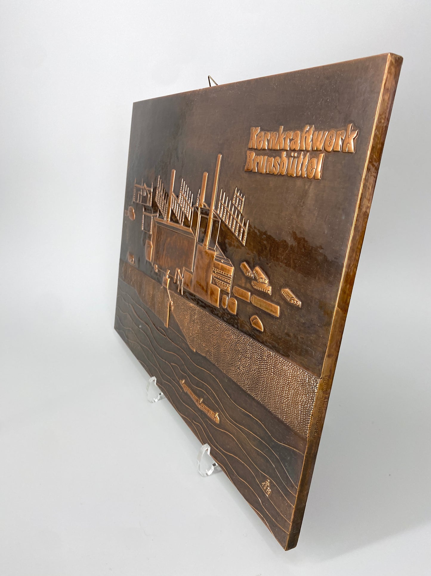 Erinnerungsstücke  und Fotos aus der Mitarbeit beim Atomkraftwerk Brunsbüttel, Deutschland 1980