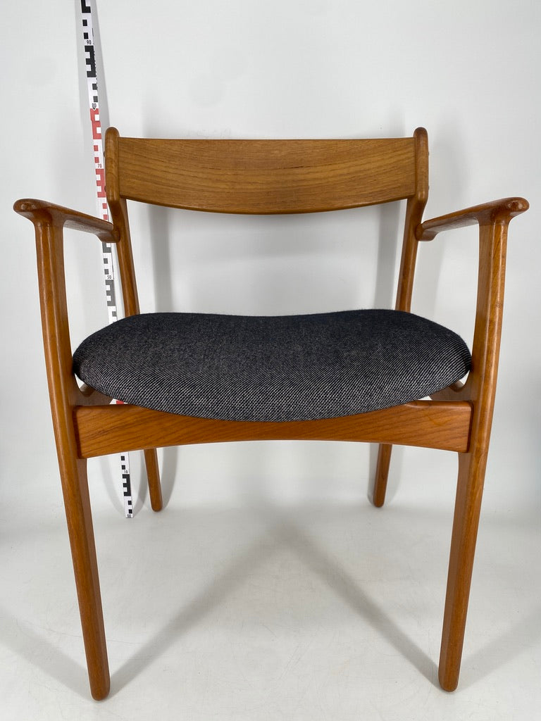 5x Mid Century Design Teak Stühle von Erick Buck für OD Møbler, Dänemark 1960er