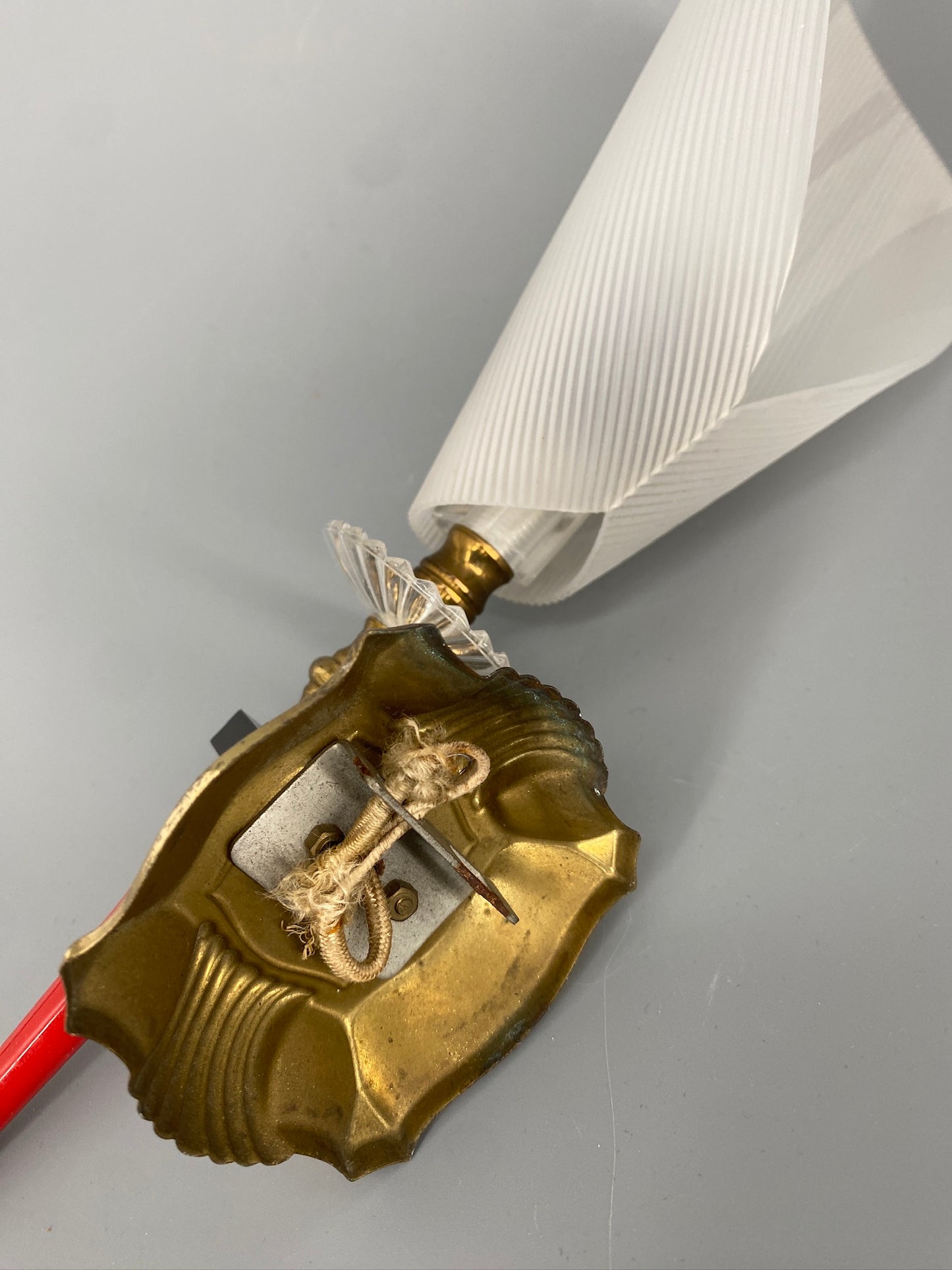 Paar Wandlampen im Mid Century Design, ohne Funktion