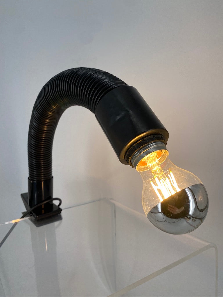 "Cobra" Tischlampe mit Klemmfuß im Space Age Design, 1970er