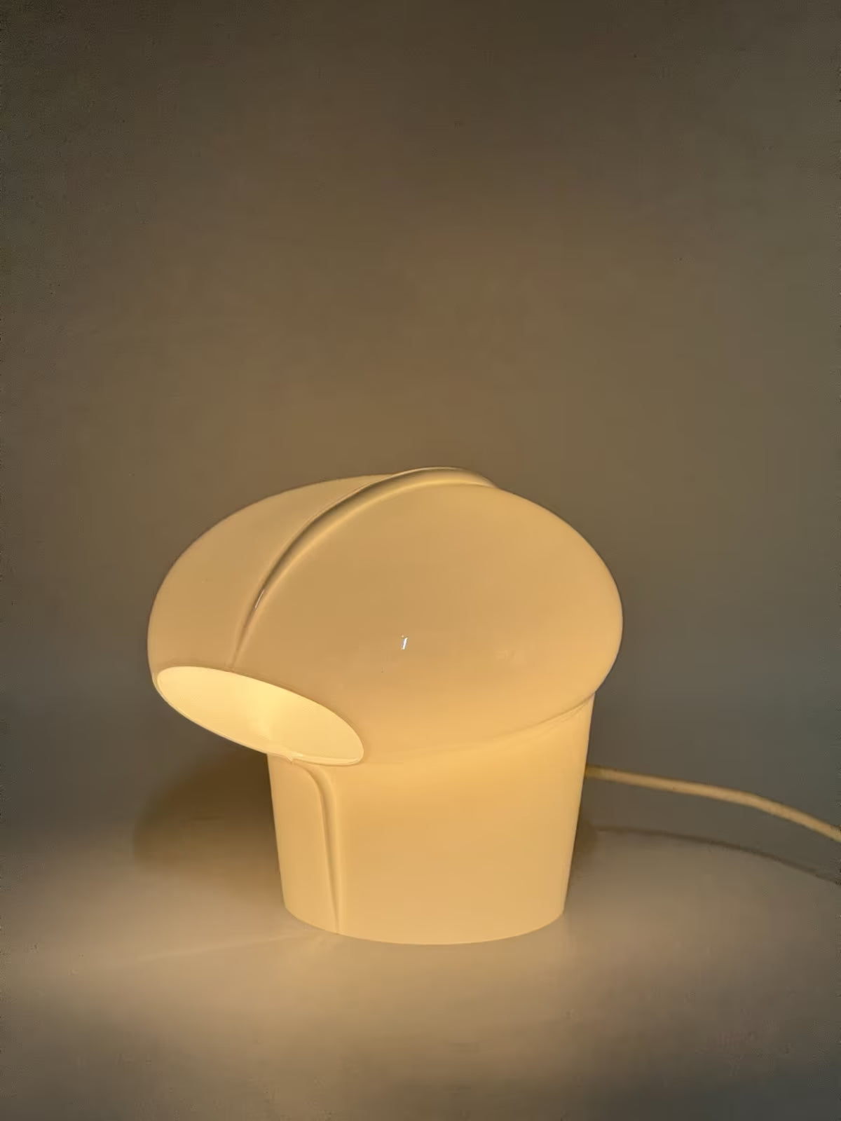 Tischlampe von Gino Vistosi aus Muranoglas, 70er Jahre