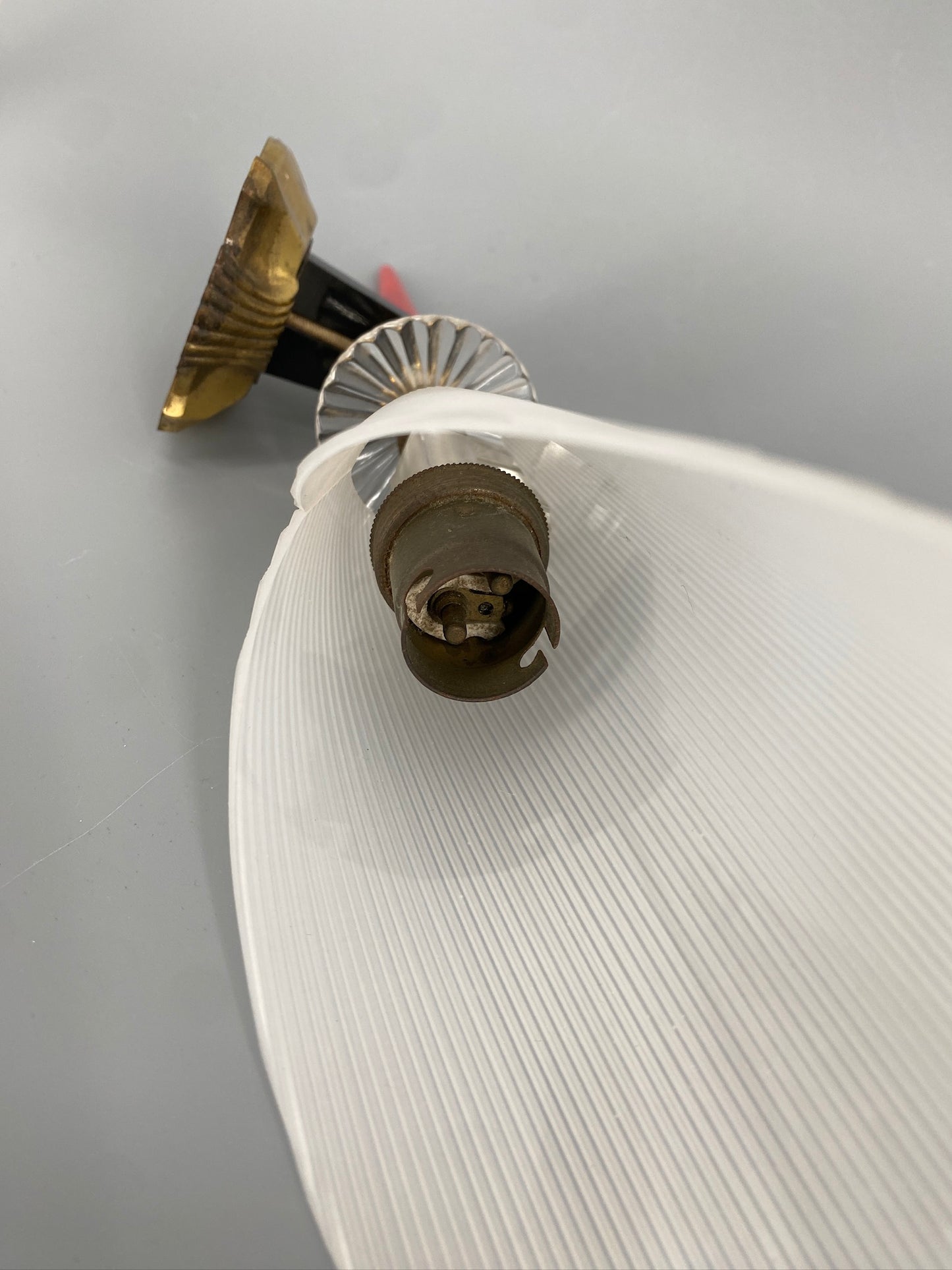 Paar Wandlampen im Mid Century Design, ohne Funktion