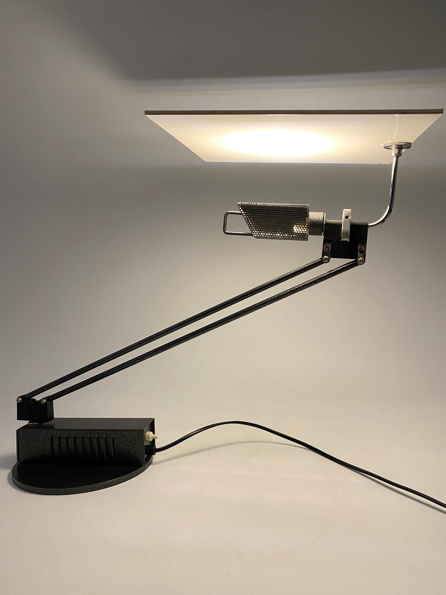 Postmoderne Tischlampe "W.O." von Sacha Ketoff für Aluminor, Frankreich 1985