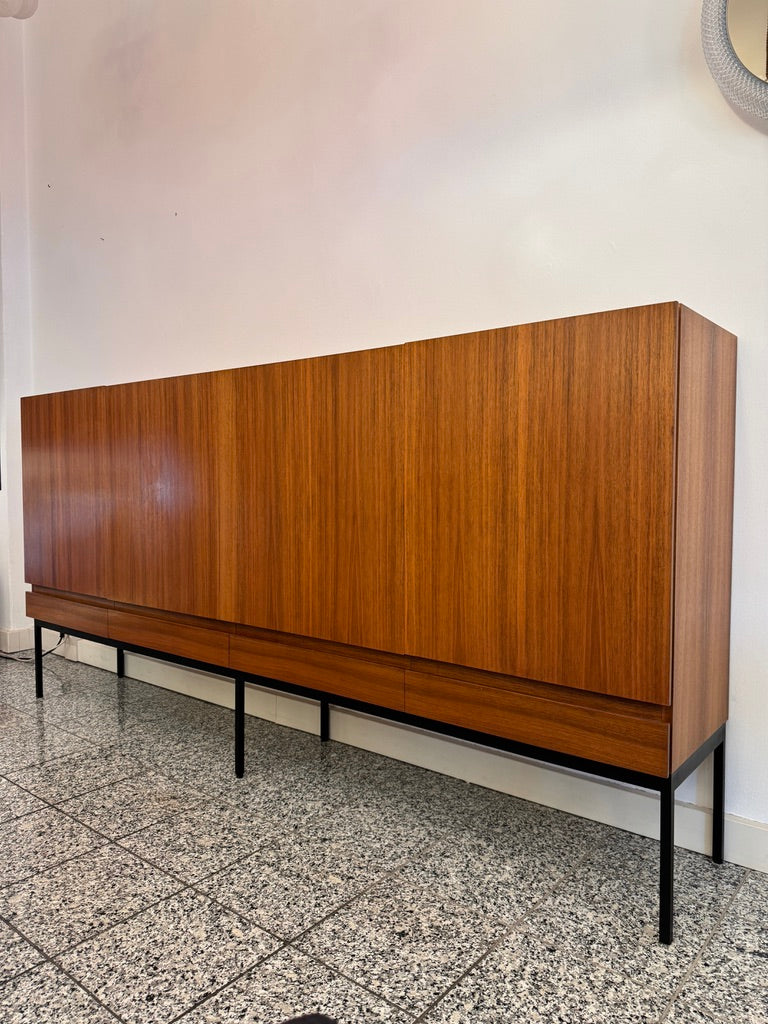 Highboard aus Teakholz von Dieter Waeckerlin für Behr, 50er
