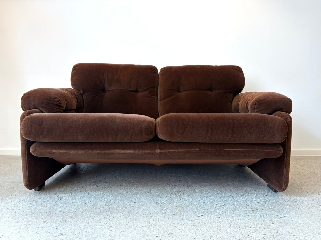 Sofa und 2-Sitzer Sofa "Coronado" von Tobia Scarpa für B&B Italia, 1970er