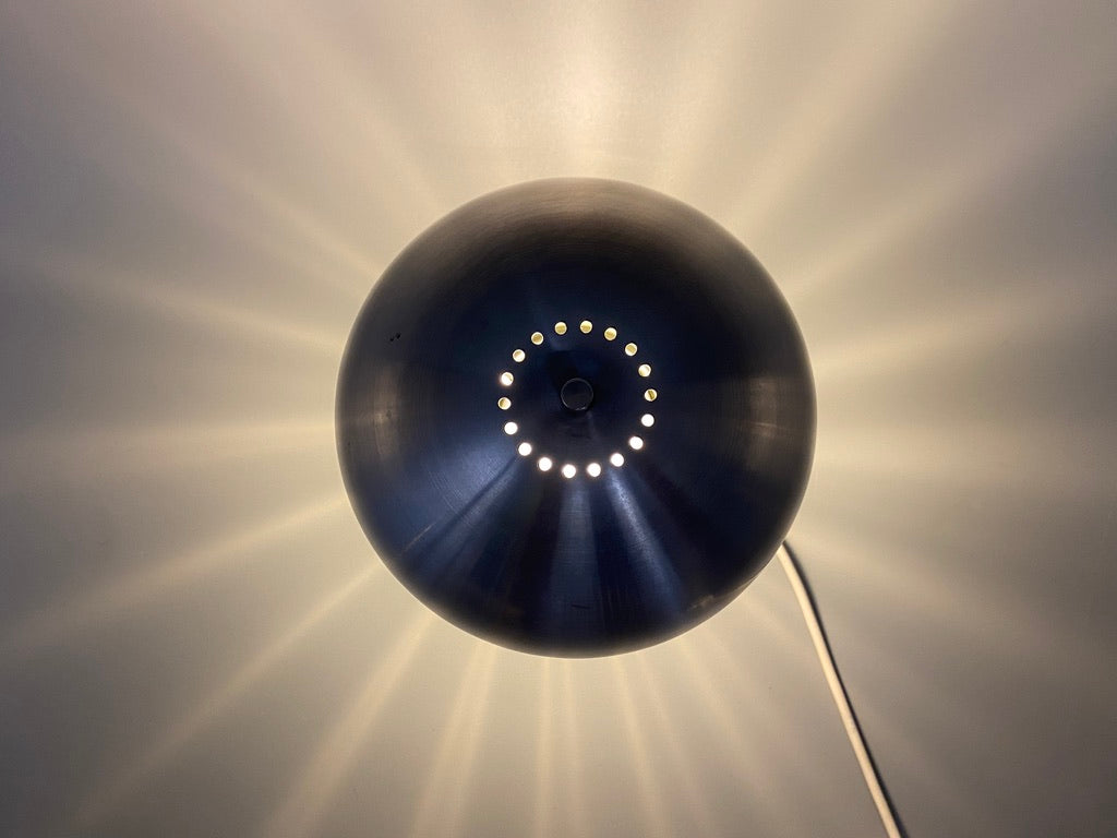 Ungewöhnliche Space Age Tischlampe in Kugelform 1970er