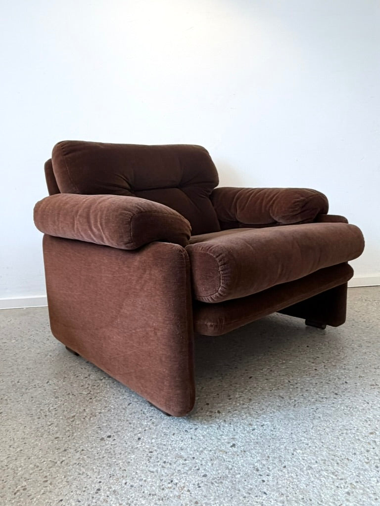Sofa und 2-Sitzer Sofa "Coronado" von Tobia Scarpa für B&B Italia, 1970er