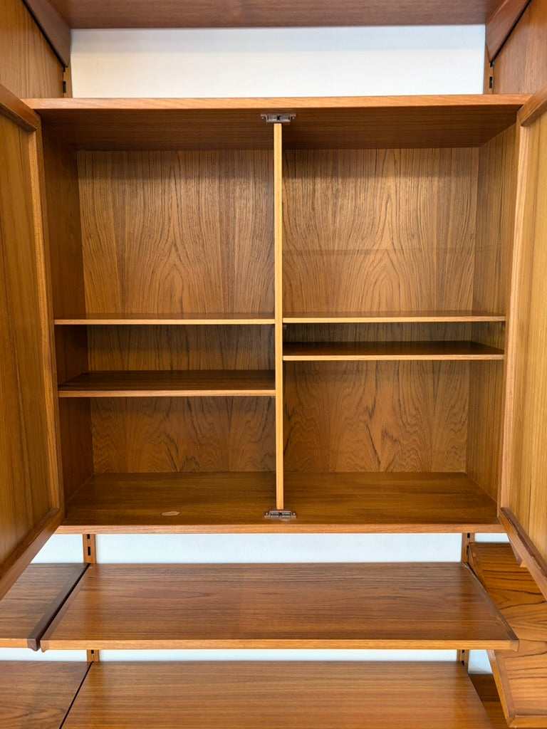 Großes Regalsystem in Teak von Kai Kristiansen für FM Møbler, Dänemark 1960er
