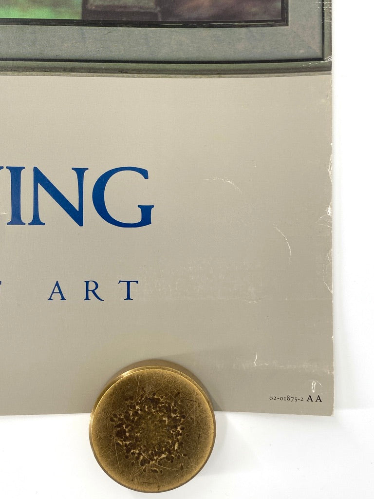 Ausstellungsplakat anlässlich der Eröffnung des "America Wing" des Metropolitan Museum, New York USA 1987