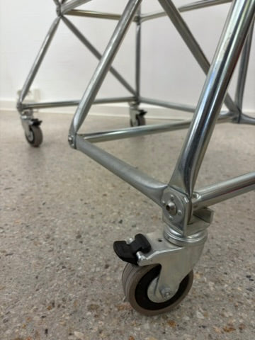 Rollbarer PC-Arbeitstisch von System 180, Deutschland 1990er