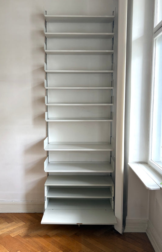 #1 Regalsystem von Dieter Rams für Vitsoe mit 9 Regalböden, Deutschland 1960er