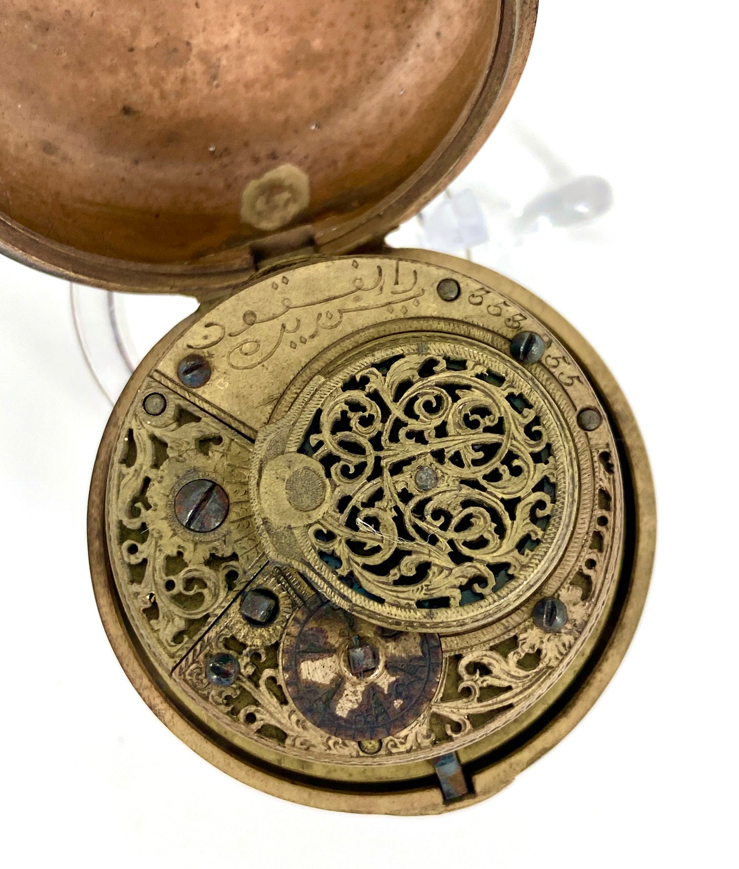 Antike Spindel-Taschenuhr, vermutlich aus London um 1800