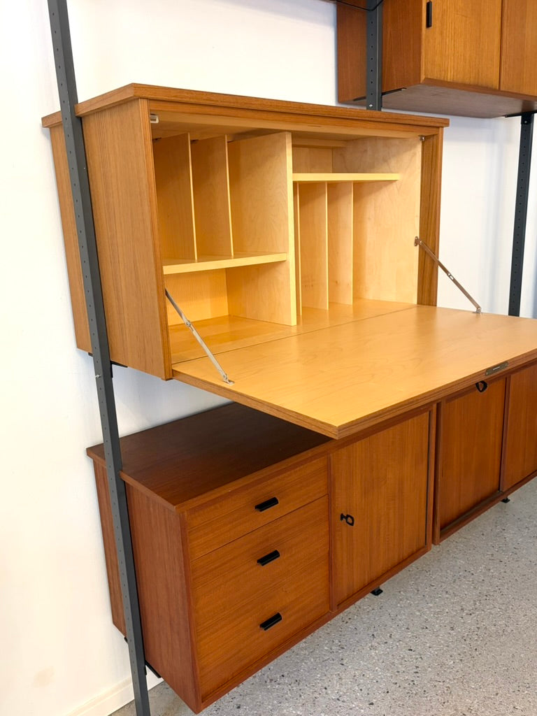 Mid Century Design Regalsystem aus Teakholz von Olof Pira für Pira Sweden, 1960er