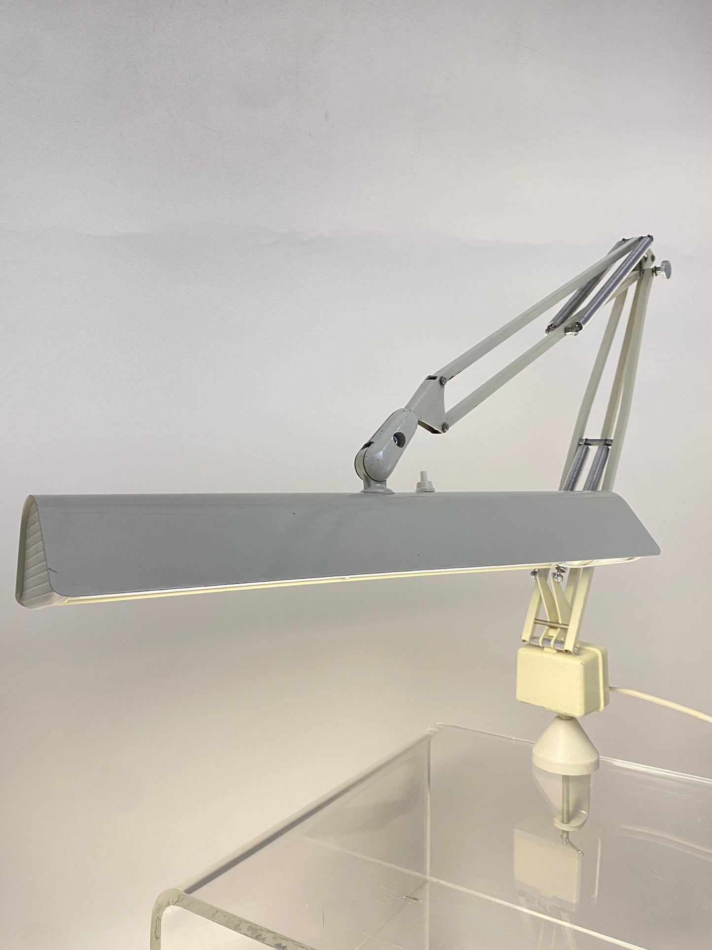 Schreibtischlampe 1001  mit zwei Neonröhren von LUXO, Norwegen 1970er