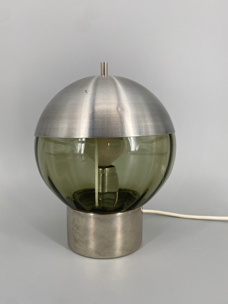 Ungewöhnliche Space Age Tischlampe in Kugelform 1970er