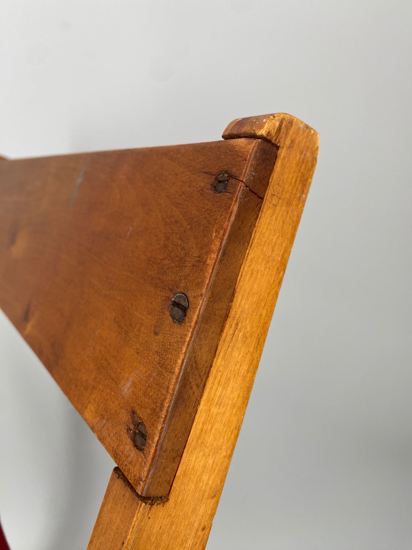 Vintage Klappstuhl aus Holz um 1950