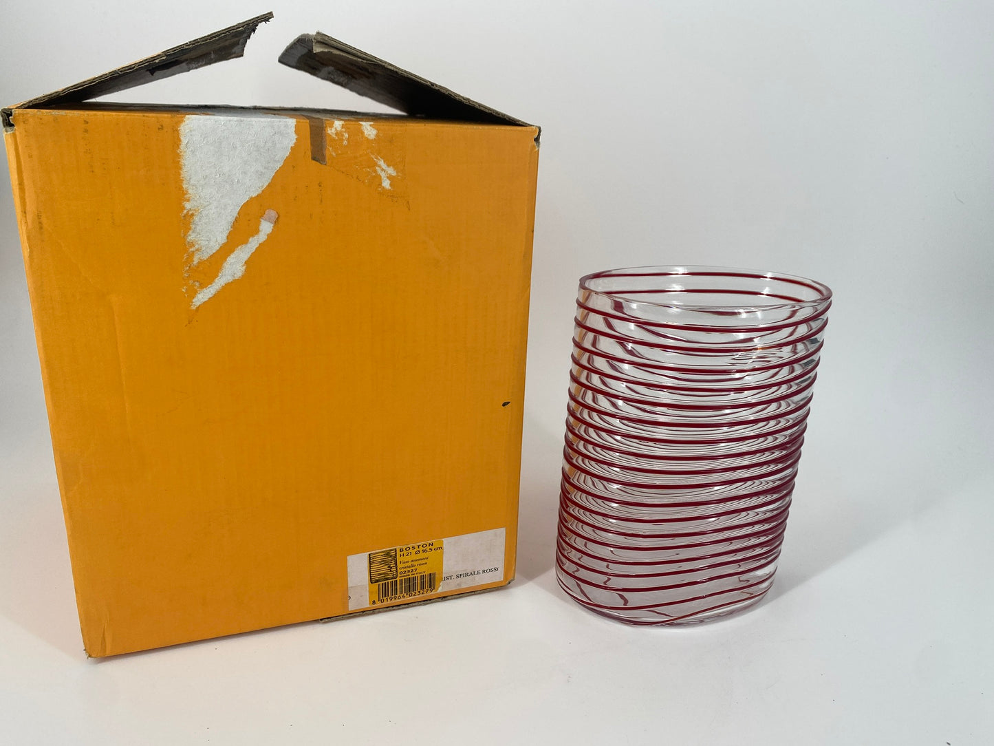Vase "Boston" von Salviati aus Muranoglas, 2005