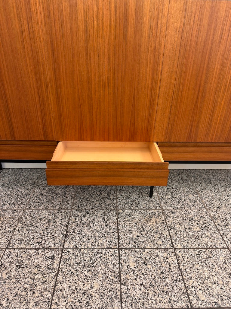 Highboard aus Teakholz von Dieter Waeckerlin für Behr, 50er