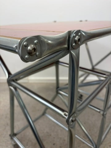 Rollbarer PC-Arbeitstisch von System 180, Deutschland 1990er