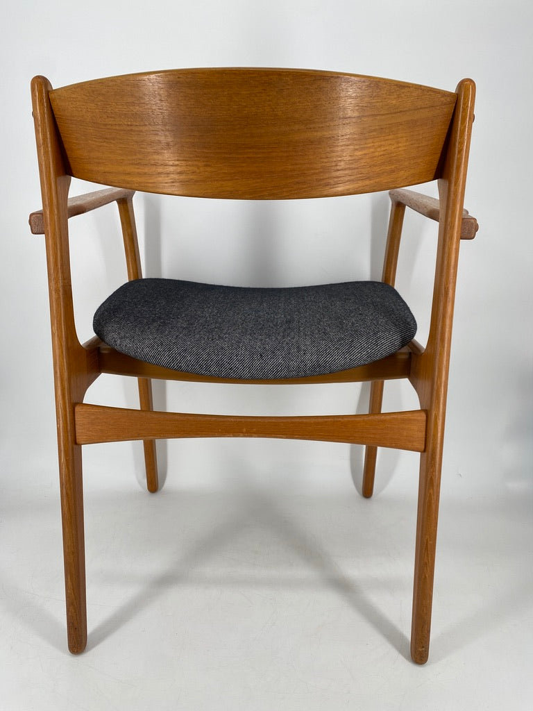 5x Mid Century Design Teak Stühle von Erick Buck für OD Møbler, Dänemark 1960er