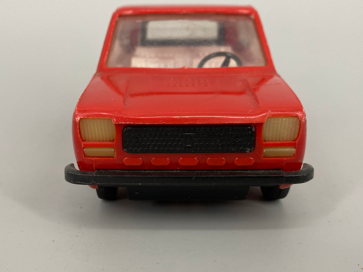 Modellauto FIAT 127 in Rot von der VEB Anker Mechanik, DDR, 1970er