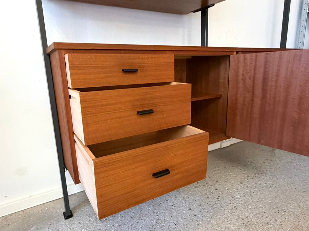 Mid Century Design Regalsystem aus Teakholz von Olof Pira für Pira Sweden, 1960er