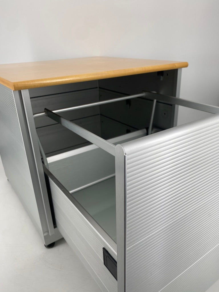 Quadratischer Schrank mit herausnehmbarer  Hängeregistratur von CAIMI EXPORT, Italien 1980er/1990er